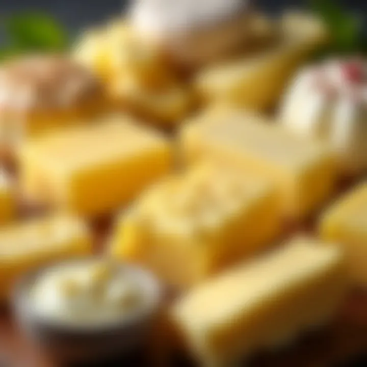 An array of butter varieties ready for infusion