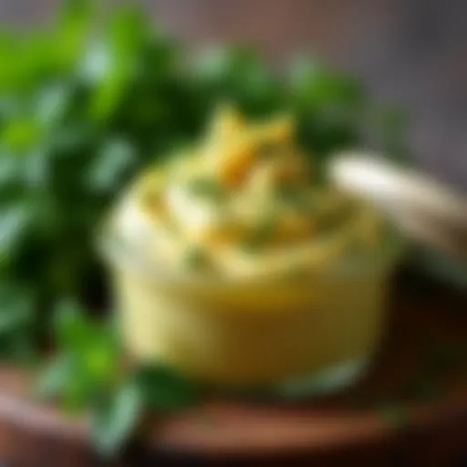 A close-up of fresh herbs selected for infusion