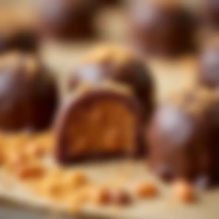 Close-up of ingredients used in Russell Stover’s sugar-free treats