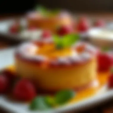 A mouth-watering dessert baked using a convection oven