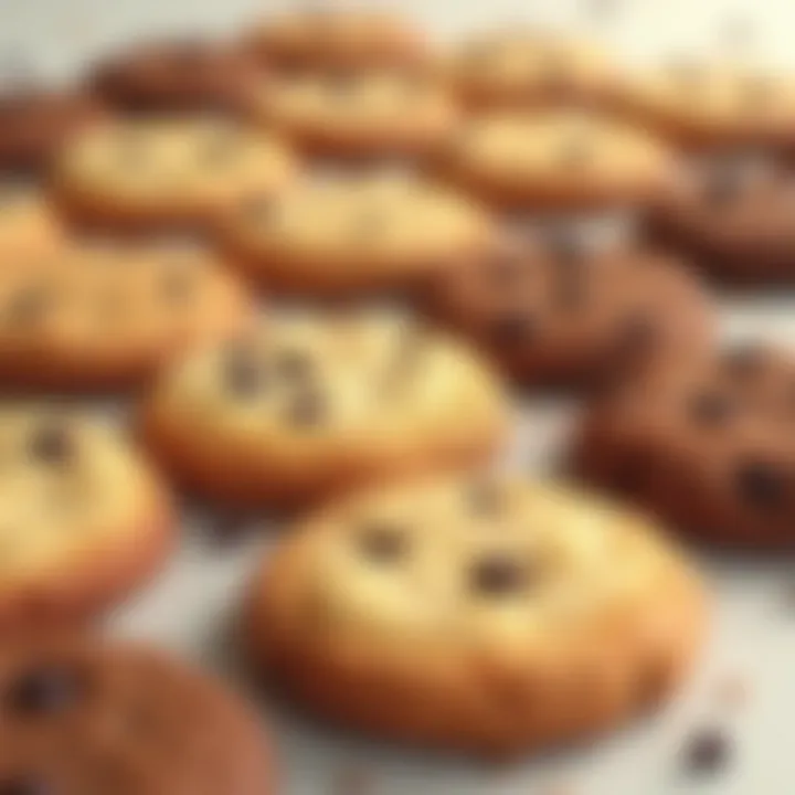 A comparison of different cookie textures, emphasizing flat versus traditional styles