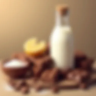 Cultural symbols and artifacts related to chocolate and milk throughout history