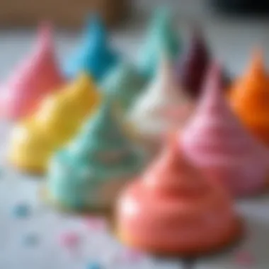 Selection of various icing tools arranged aesthetically