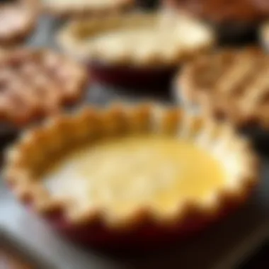 Variety of pie crust options including traditional and gluten-free